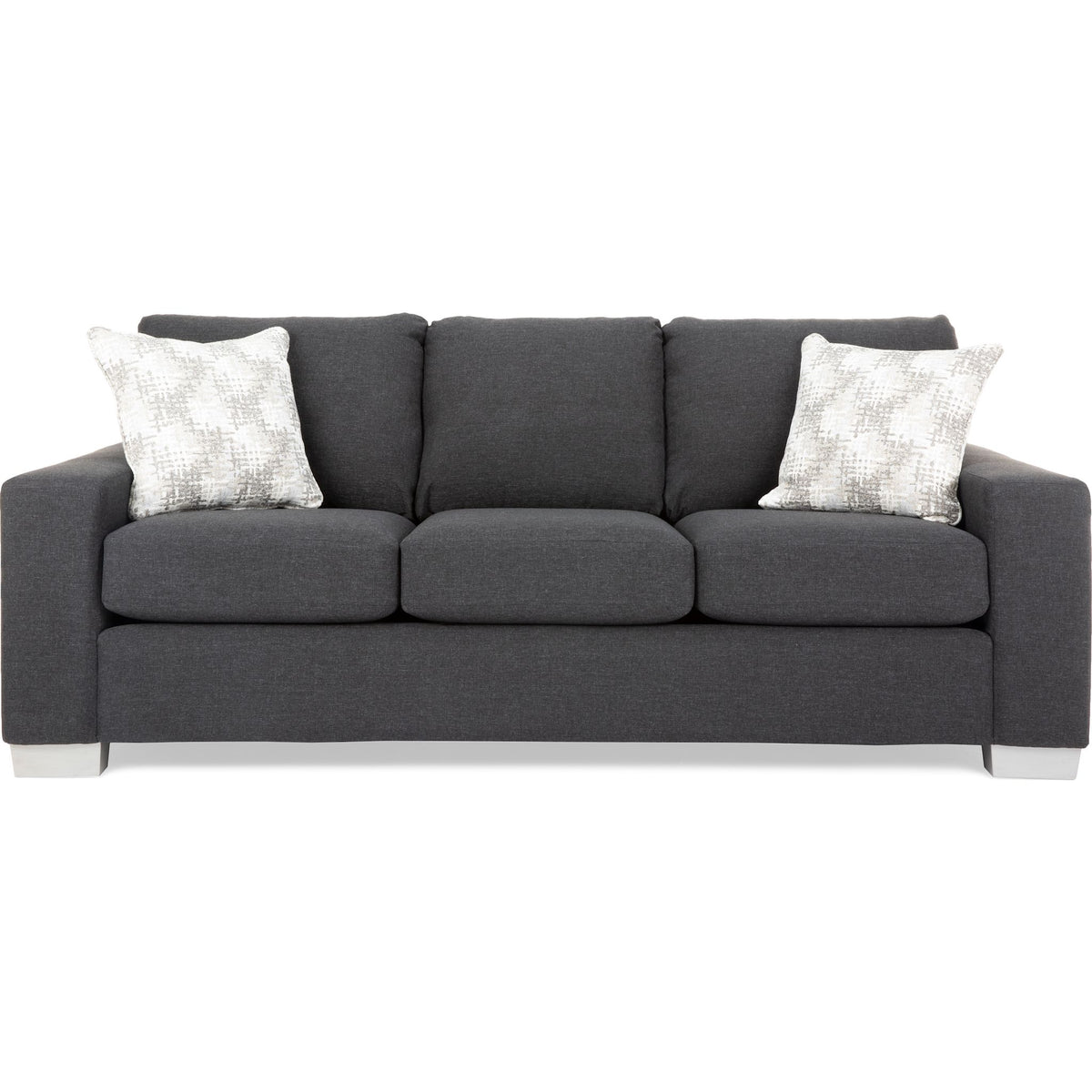Alessandra Sofa - Grande Graphite-R | Sim's Fiurniture & Bedding